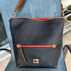 Dooney & Bourke Midnight Pebble Leather Bag